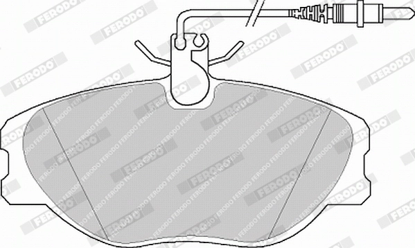Set placute frana