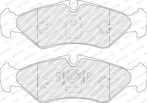 Set placute frana