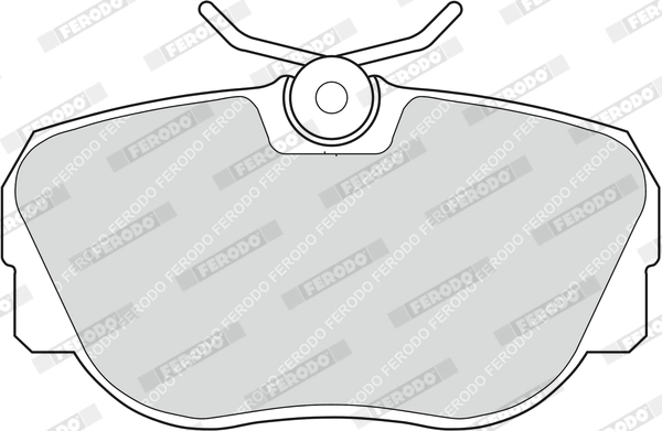 Set placute frana