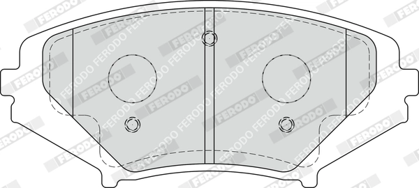 Set placute frana