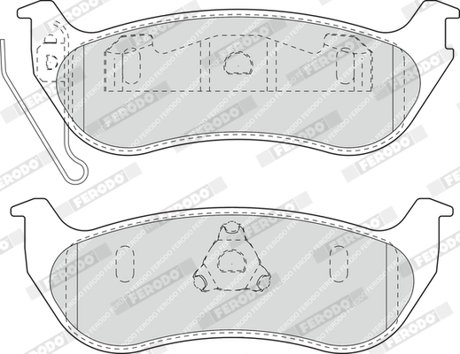 Set placute frana