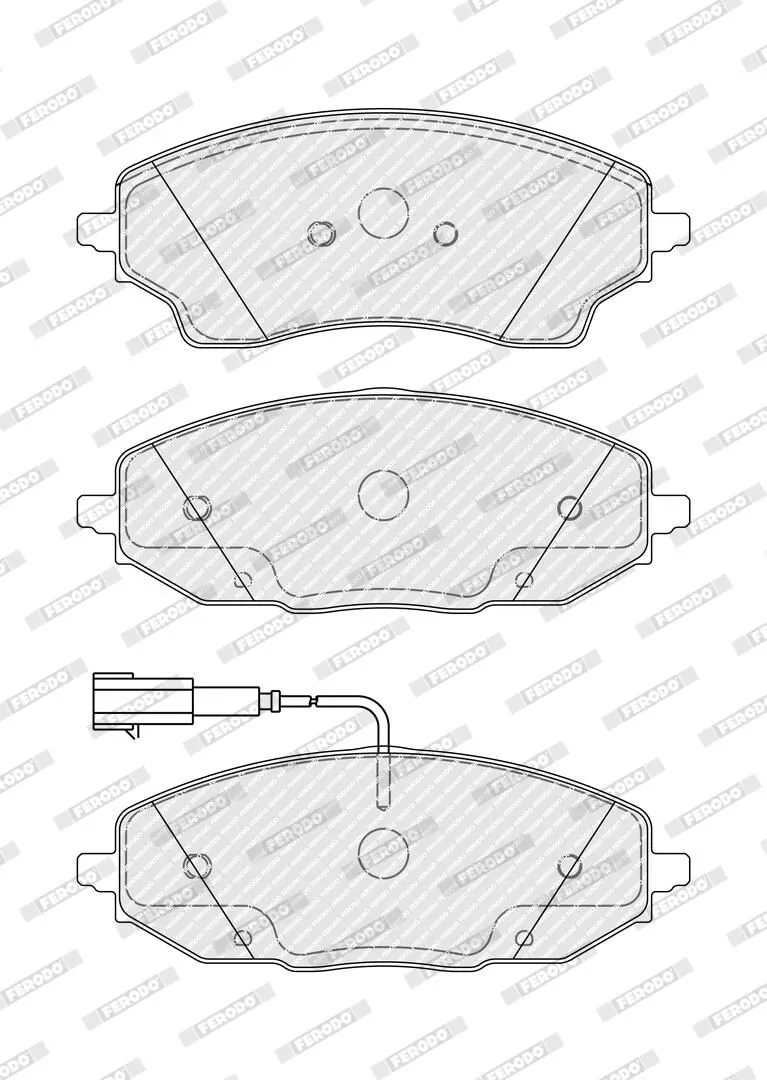 Set placute frana