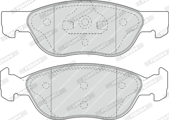 Set placute frana
