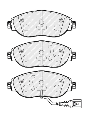 Set placute frana