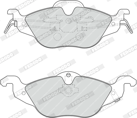 Set placute frana