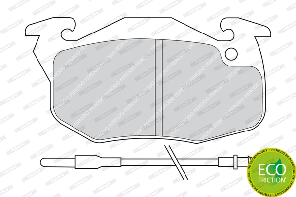 Set placute frana