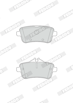 Set placute frana