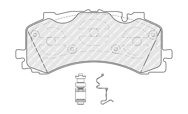 Set placute frana