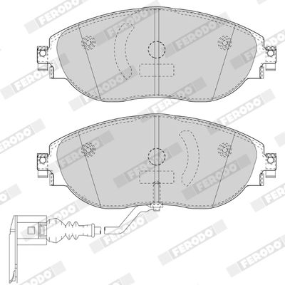Set placute frana