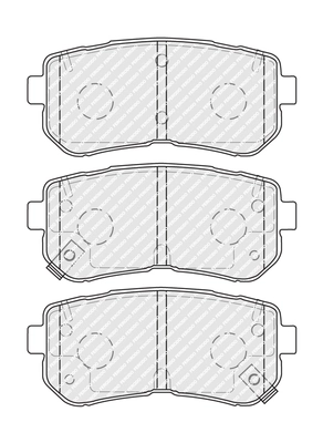 Set placute frana