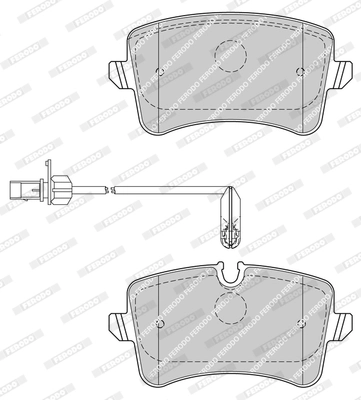 Set placute frana