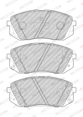 Set placute frana
