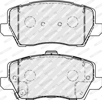 Set placute frana