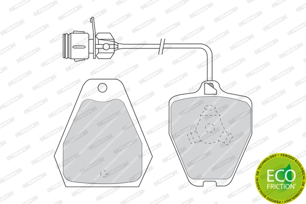 Set placute frana