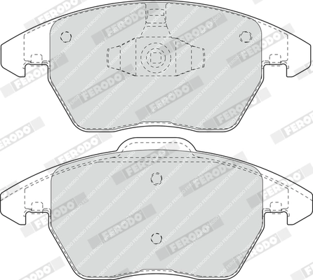 Set placute frana