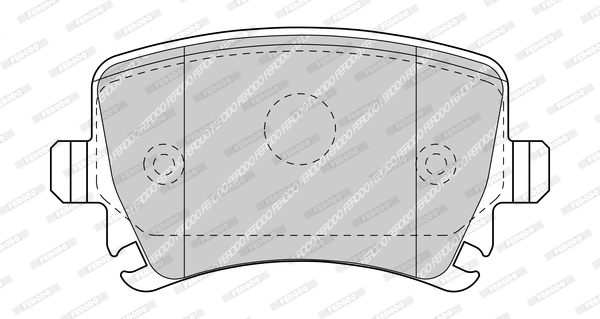 Set placute frana