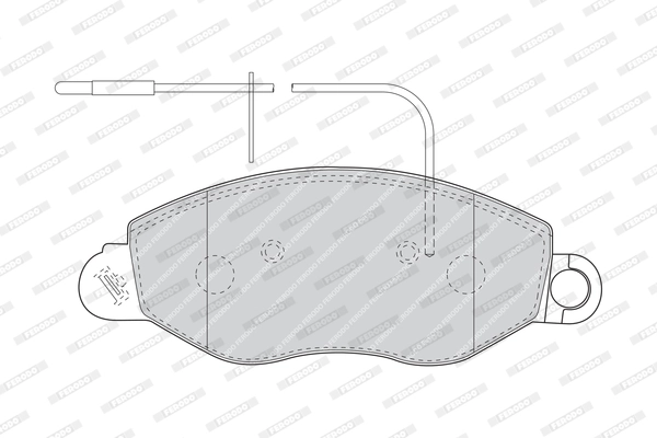 Set placute frana