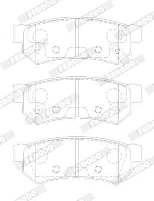 Set placute frana