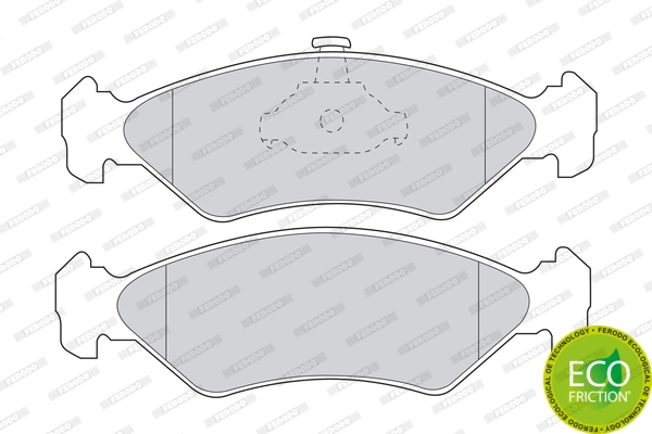 Set placute frana