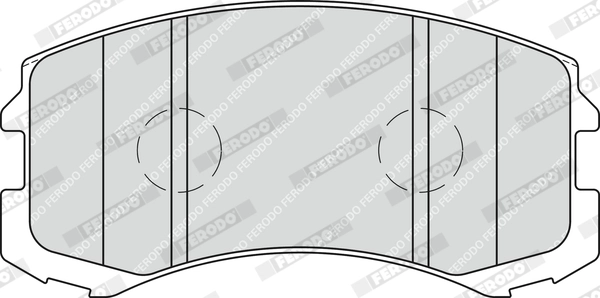 Set placute frana