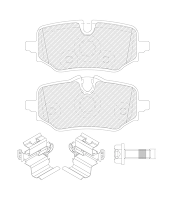 Set placute frana