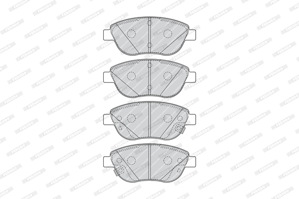 Set placute frana