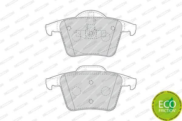 Set placute frana