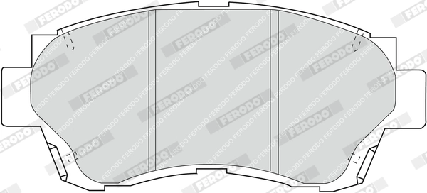 Set placute frana