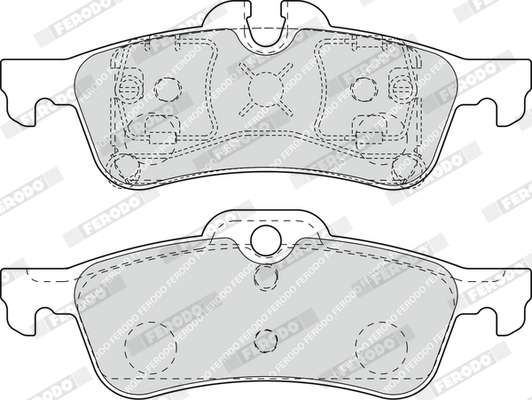 Set placute frana