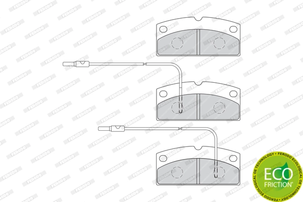 Set placute frana