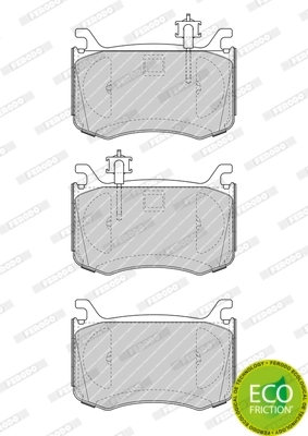 Set placute frana