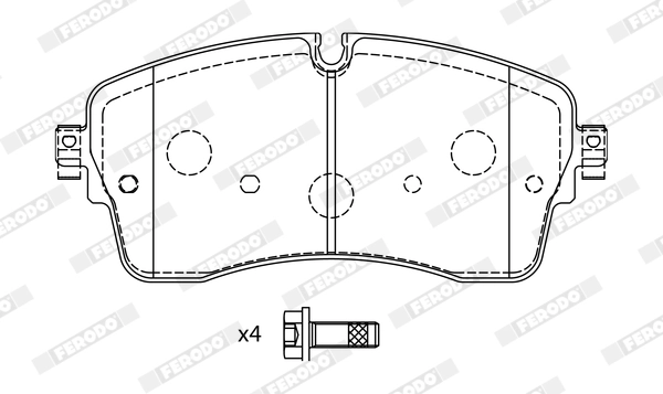 Set placute frana
