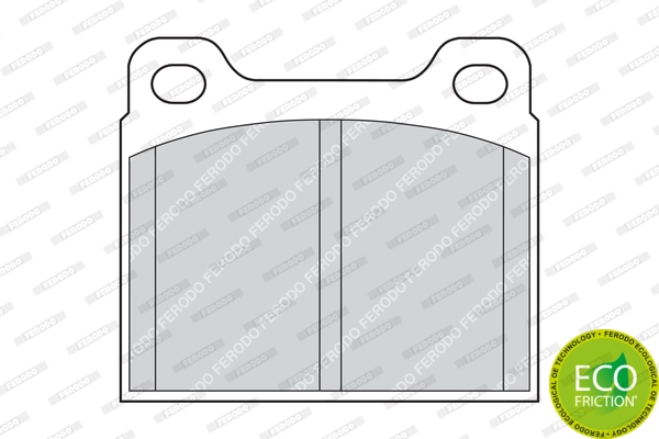 Set placute frana