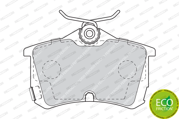 Set placute frana