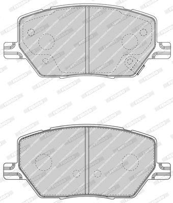 Set placute frana