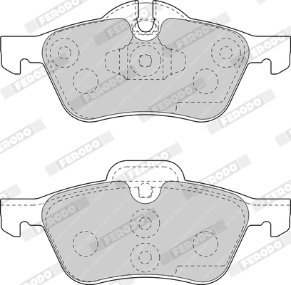 Set placute frana