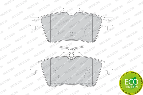 Set placute frana