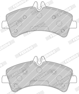 Set placute frana