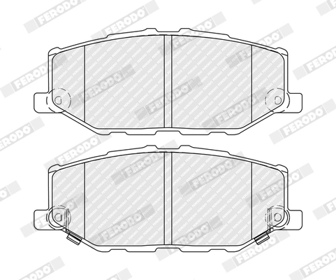 Set placute frana