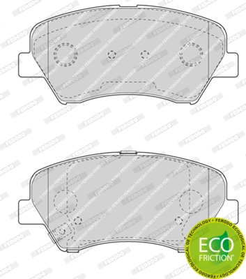 Set placute frana