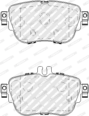 Set placute frana