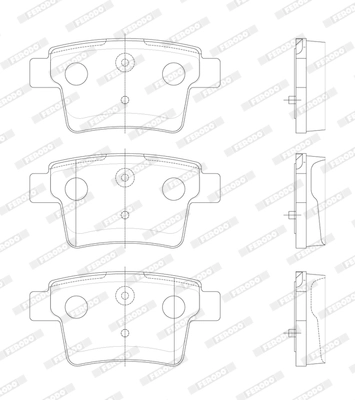 Set placute frana