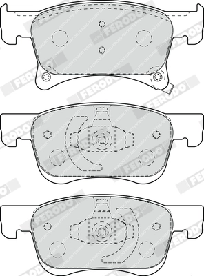 Set placute frana