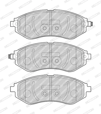 Set placute frana
