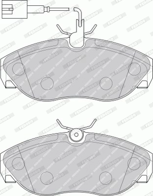 Set placute frana