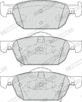 Set placute frana