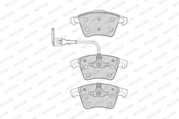 Set placute frana