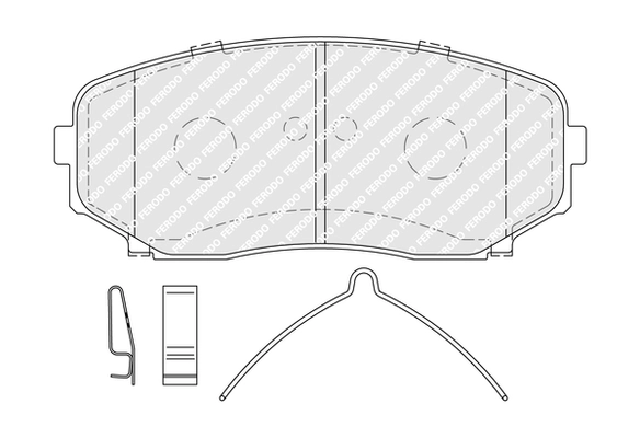 Set placute frana