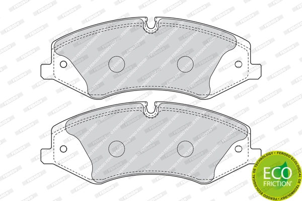 Set placute frana