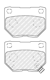 Set placute frana